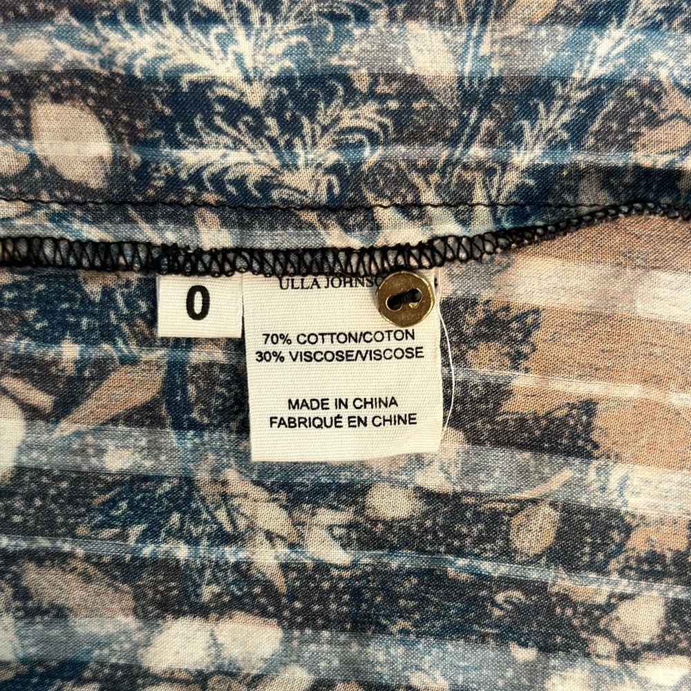 Ulla Johnson Manet Ruffle Long-Sleeve Floral Blouse - Picture 5 of 5